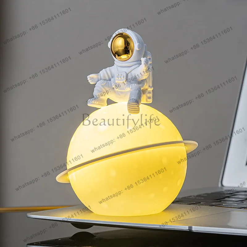 LS night light astronaut planet light healing system ornament luminous decoration bedroom bedside gift