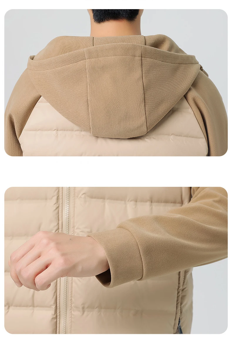 Man Winter Causal Hooded Jacket 90% Duck Down Woman Jackets Warm Outdoor Parkas Unisex Style Outdoors Coat Matching Outfits
