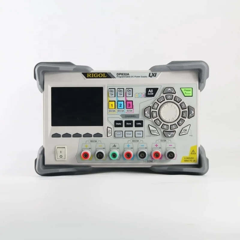 

DP832A 195W Programmable Linear DC Regulator Power Supply 3 Channels 30V/3A, 30V/3A,5V/3A