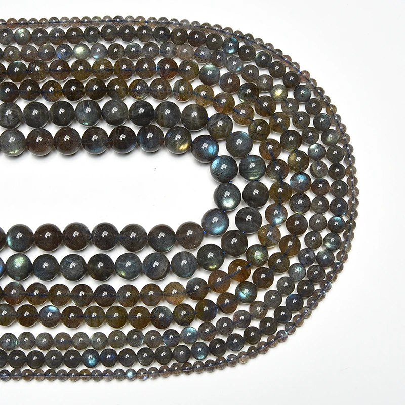 4m6m8m Großhandel runde natürliche Ozean Achat Jaspis Stein Perlen natürliche Edelstein Perlen DIY lose Perlen für Schmuck machen Strang – Detail 7