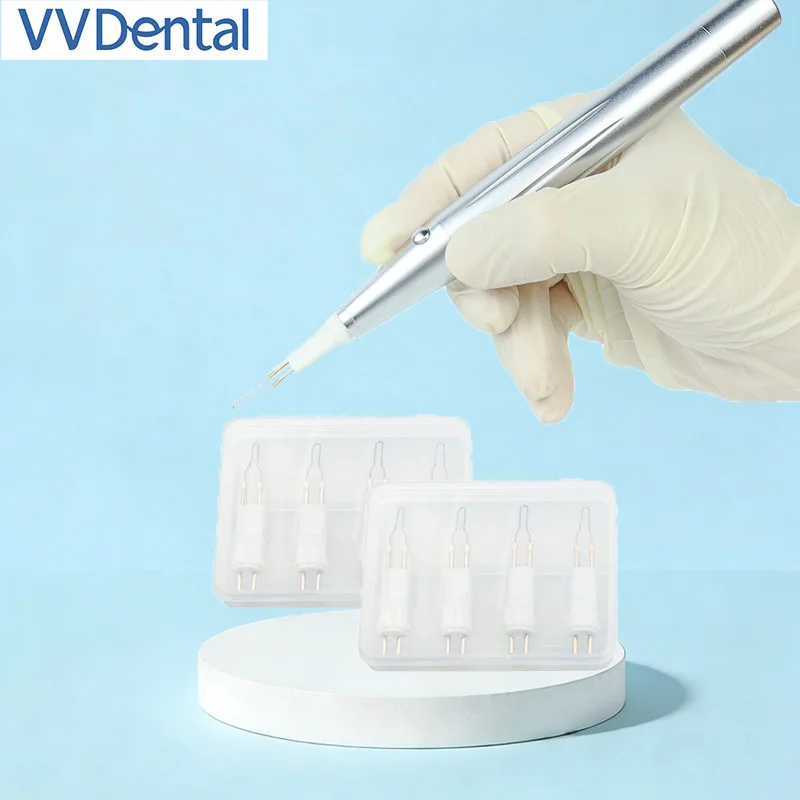 

Беспроводной перезаряжаемый аппарат для резки гуттаперчи с зарядной базой и 8 сменными насадками для эндодонтического лечения