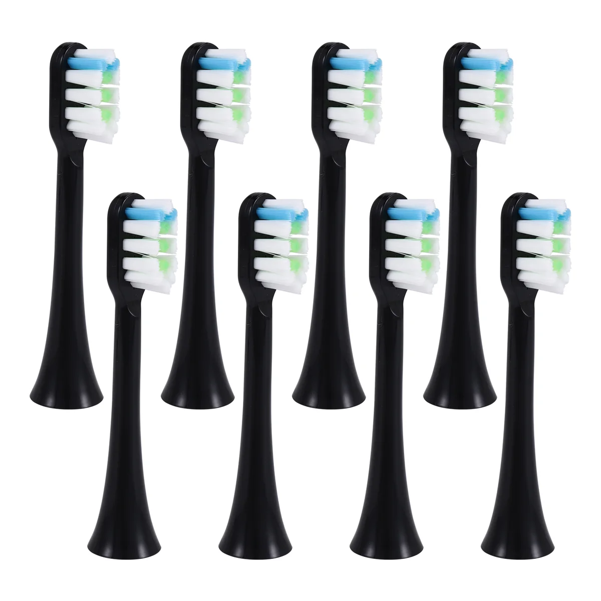 Cabezales de repuesto para cepillo de dientes eléctrico N89R, 8 Uds., para Xiaomi SOOCAS V1X3/X3U X1/X3/X5, color negro
