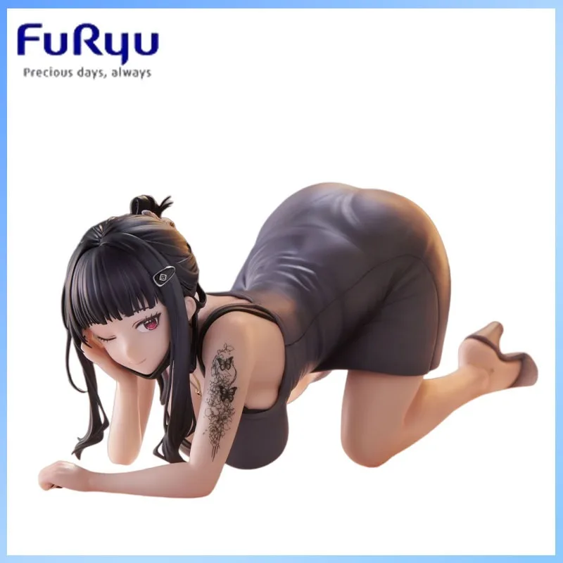 

12cm Noodle Stopper Figure D Killer Wife Goddess of Victory NIKKE FuRyu PVC Statue Cup Noodle Lid Presser Desk Decor Gift Kawaii