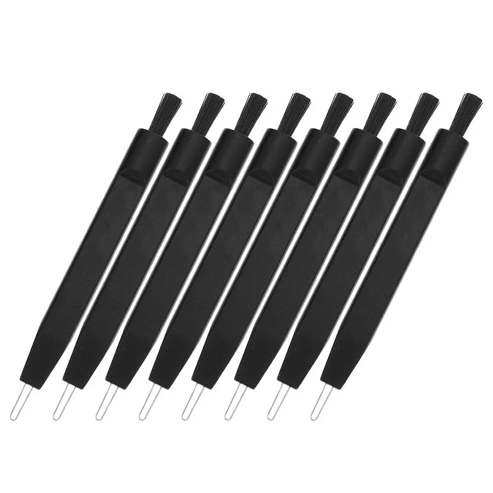 

8Pcs Hearing Device Cleaning Brushes Small Nylon Mini Brush U Shaped Hook Amplifier Dust Dirt Removal Accessories Maintenance