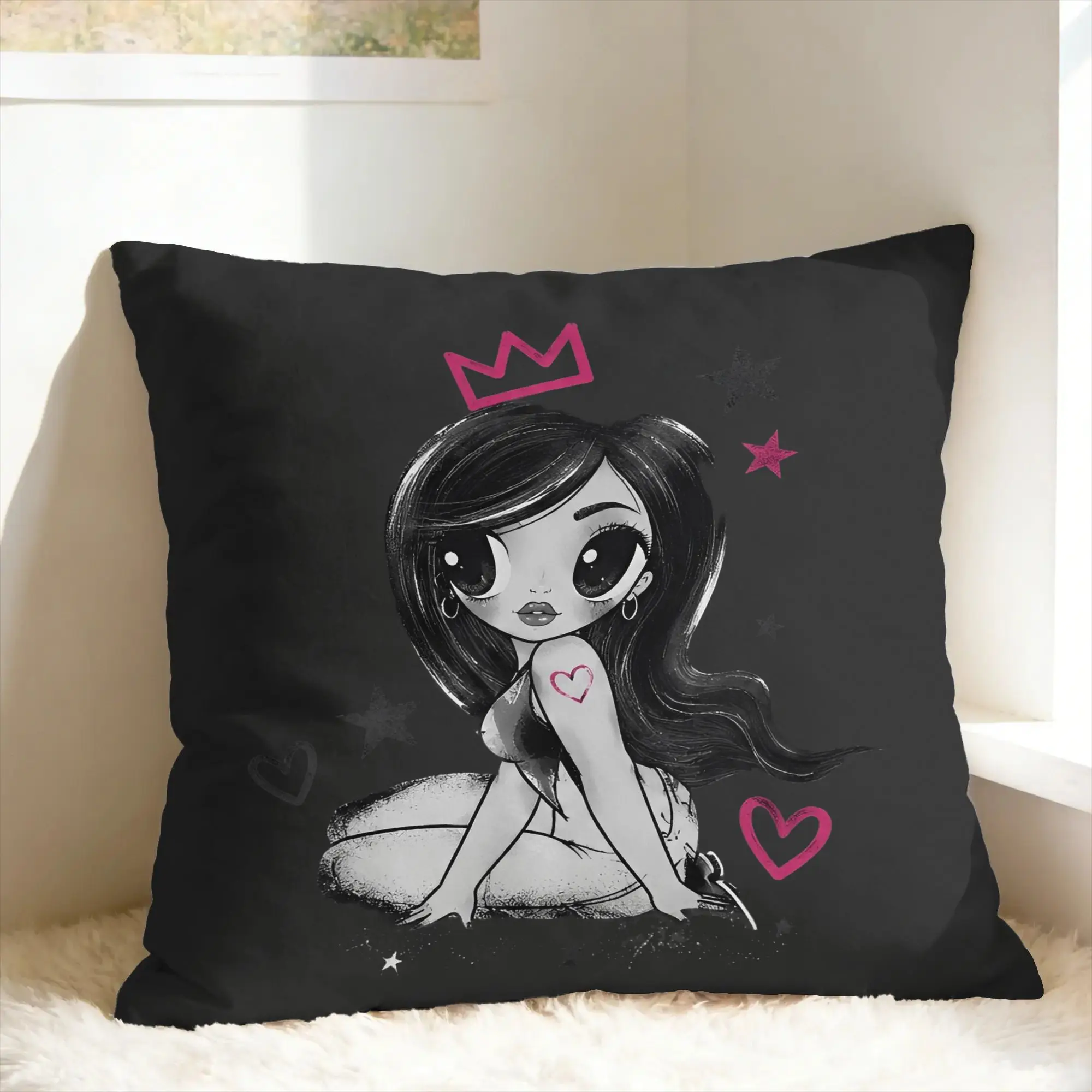 Karols G Tropicoqueta Tour 2026 Pillow Cover  Fashion Pillow Case For Living Room Bed Chair Custom Cushion Cover Gift