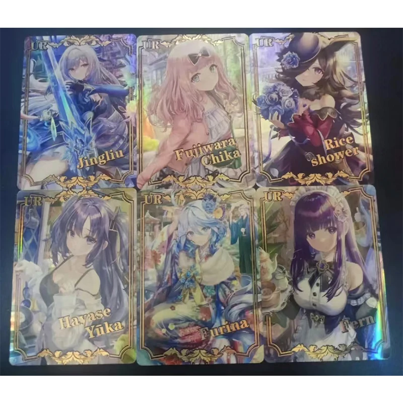 Anime Goddess Story Nakano Miku Rem Yor Forger Tohsaka Rin Kamado Nezuko Mitsuri 2M12 Full Set Collection Card Toy Birthday Gift