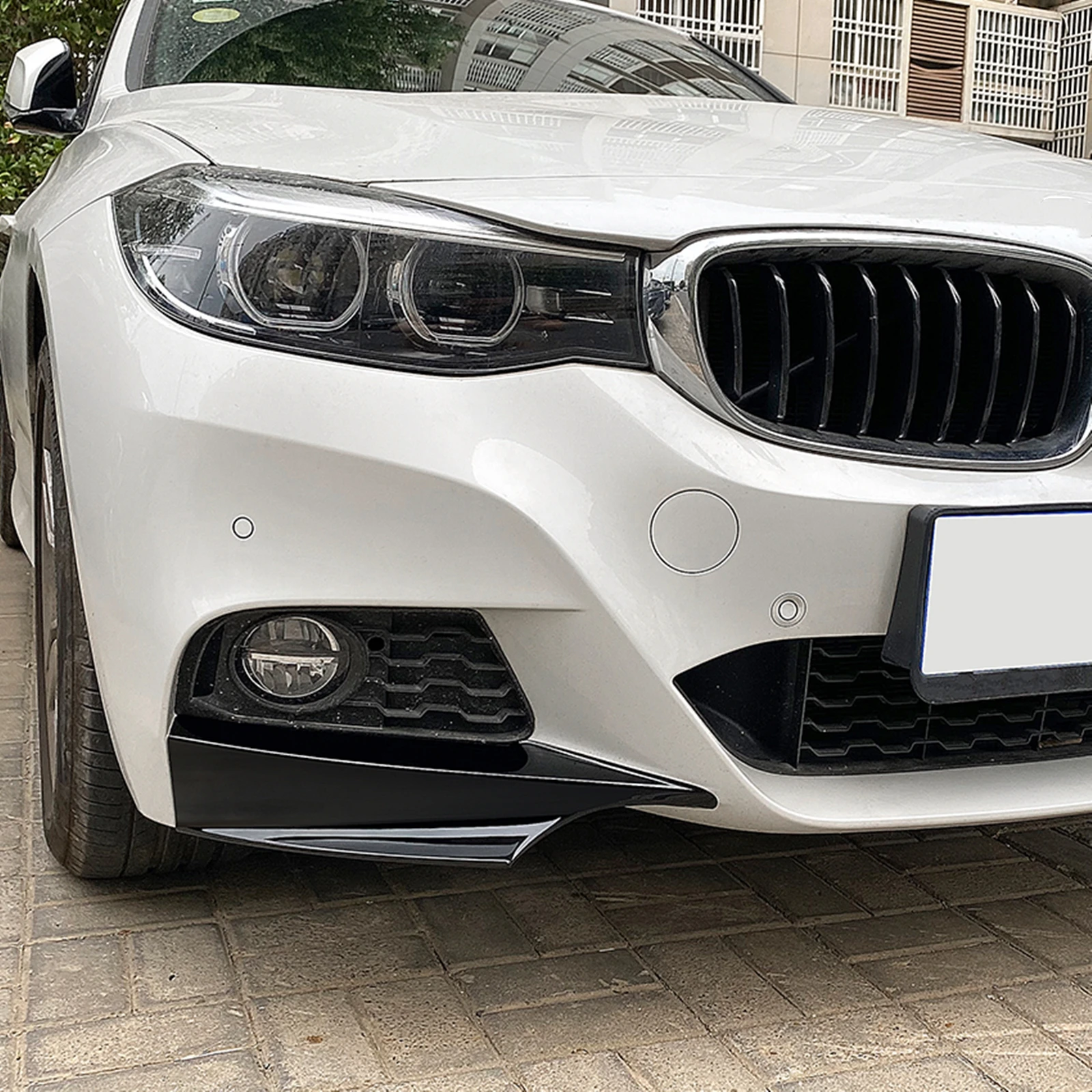 

Fog Light Spoiler Air Vent Guard Front Bumper Side Splitter Cover For BMW 3 Series GT F34 320i 325i 330i 328i 335i 14-19 M Sport
