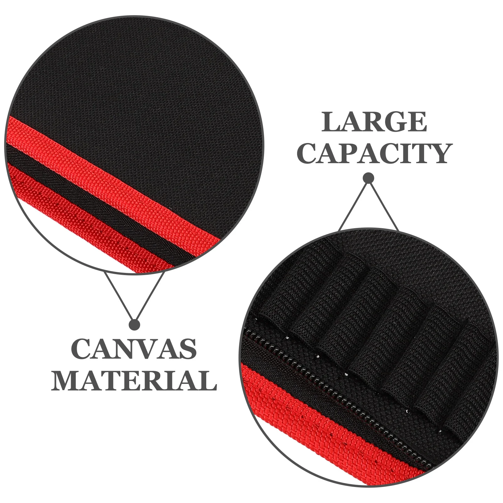 Hardware Kit Cloth Tool Pouch Bag with Zipper Small Bags for Tools Organizer Items Drill Bit Storage Pouches