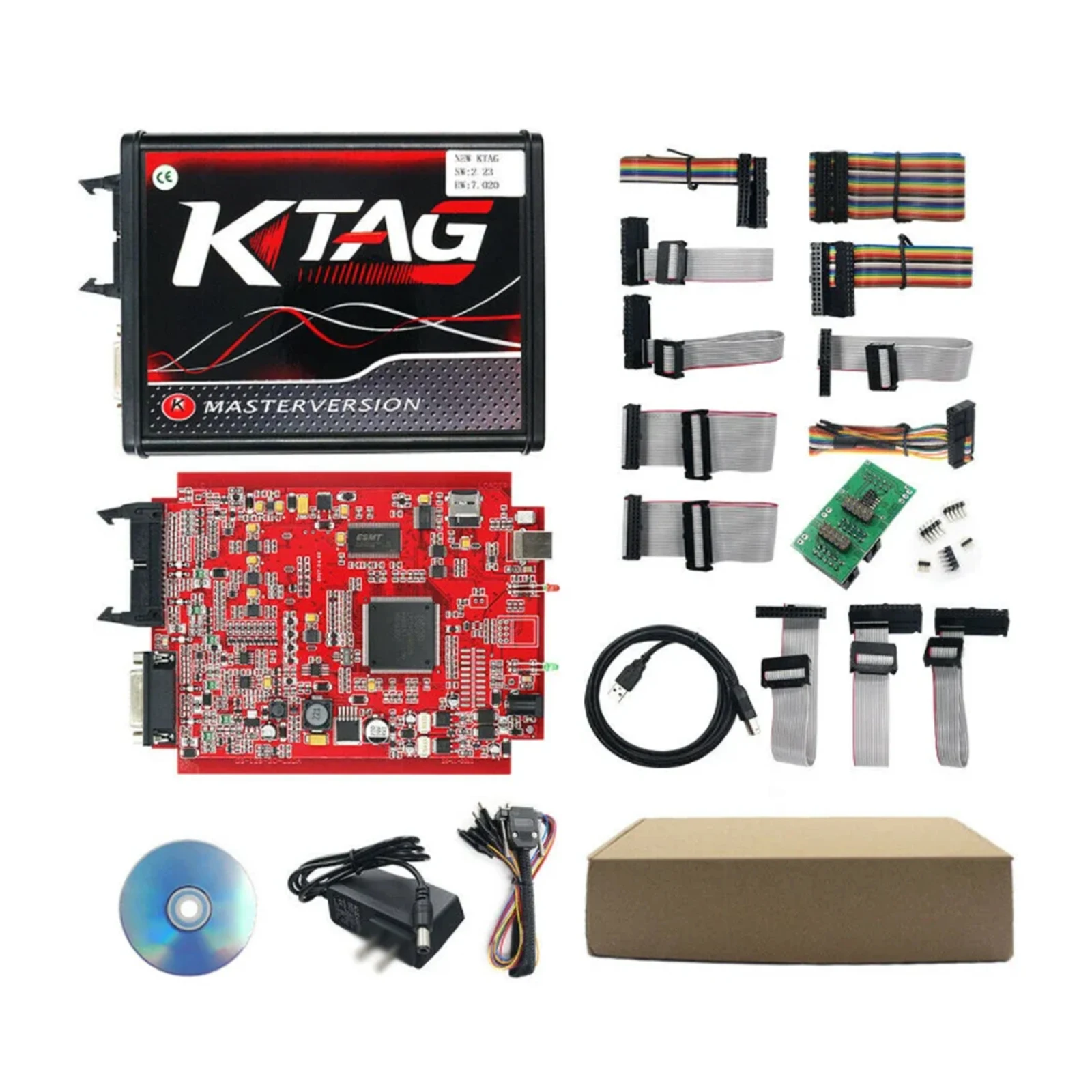 V2.25 FW V7.020 KTAG K-TAG ECU Programming Tool Master Version with Unlimited Token