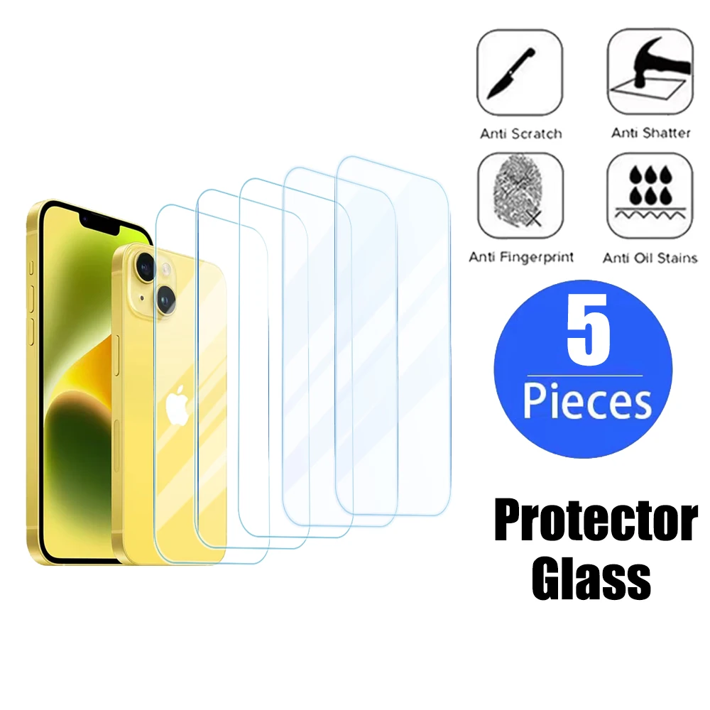 5Pcs Tempered Glass… - image