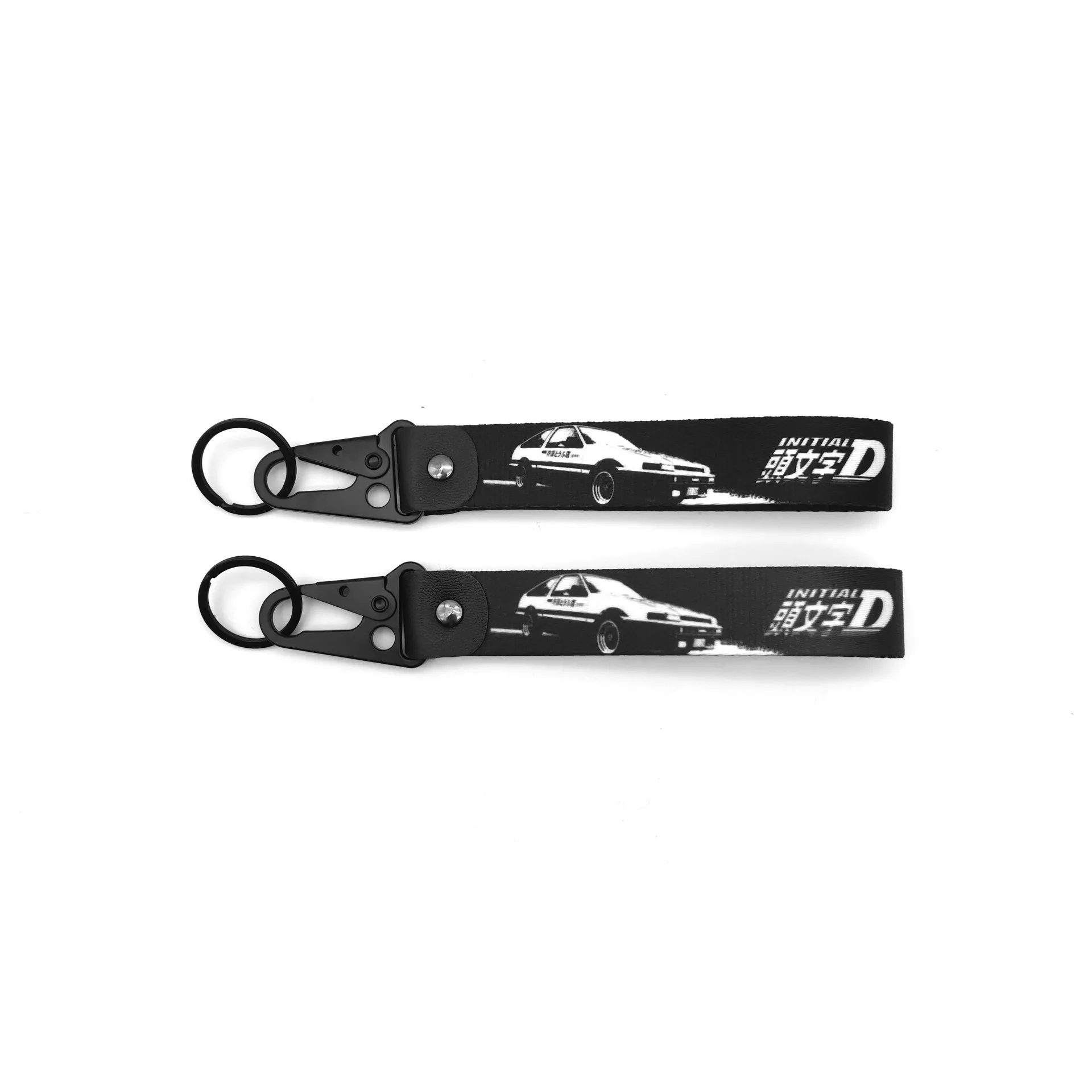 Porte-clés de voiture en nylon de style JDM, cadeau initial D, lanière, porte-clés automatique, clip à ressort en acier, pendentif Starp, le plus récent