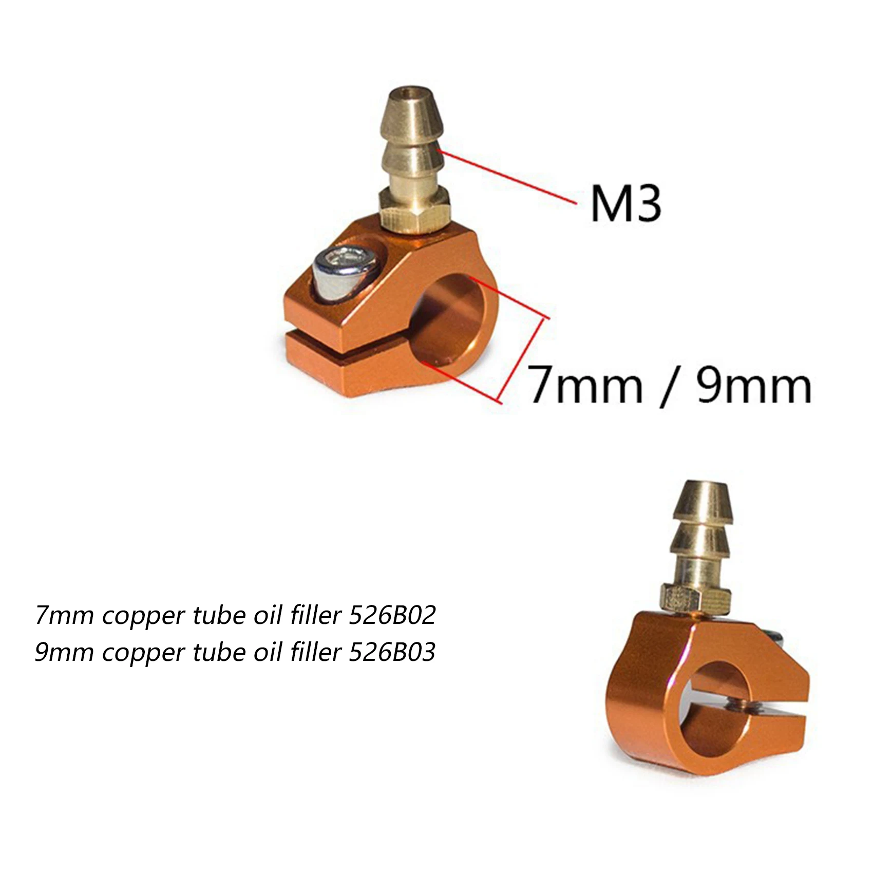 1Pc Refueling Nozzle Clip Accessories for DIY RC Petrol Boat Brass Pipe/Sleeve/Bushing 6mm SilverJAS