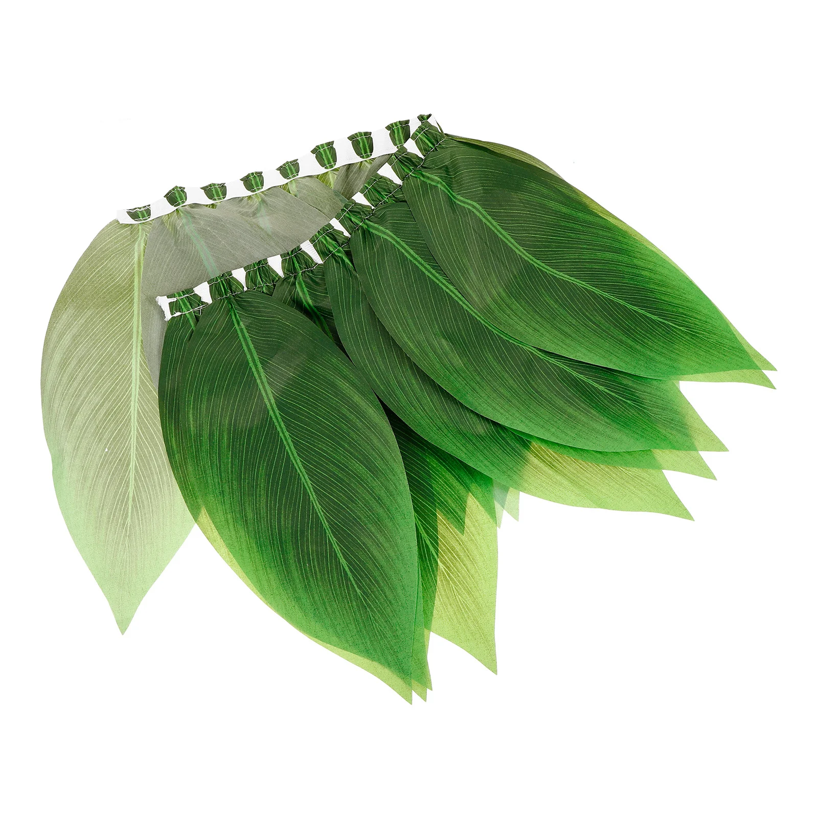 Hula saias para festa havaiana elástica, ideal para halloween, eventos de dança luau, fantasia de festival, confortável e leve