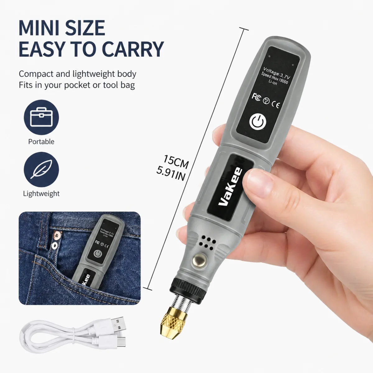 Vakee 16000RPM Rotary Tool, 3. - Jewelry Making Workshops 评论和价格