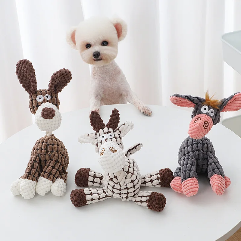 

Durable Dog Toys,Dog Chew Toys,Squeaky Plush Toys for Dogs,Relieve Boredom,Save Furniture,Dog Accessories for Small-Medium Dogs
