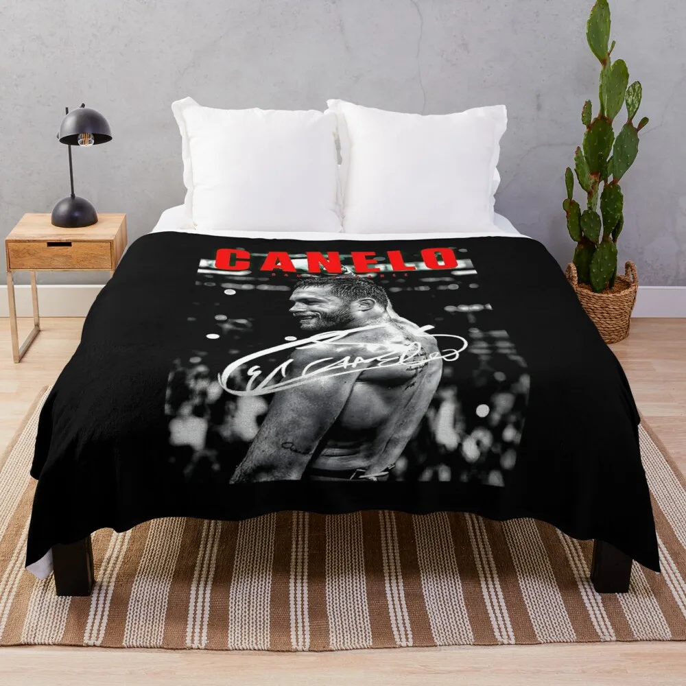 

Canelo alvarez Throw Blanket Luxury Brand For Sofa Thin Blankets