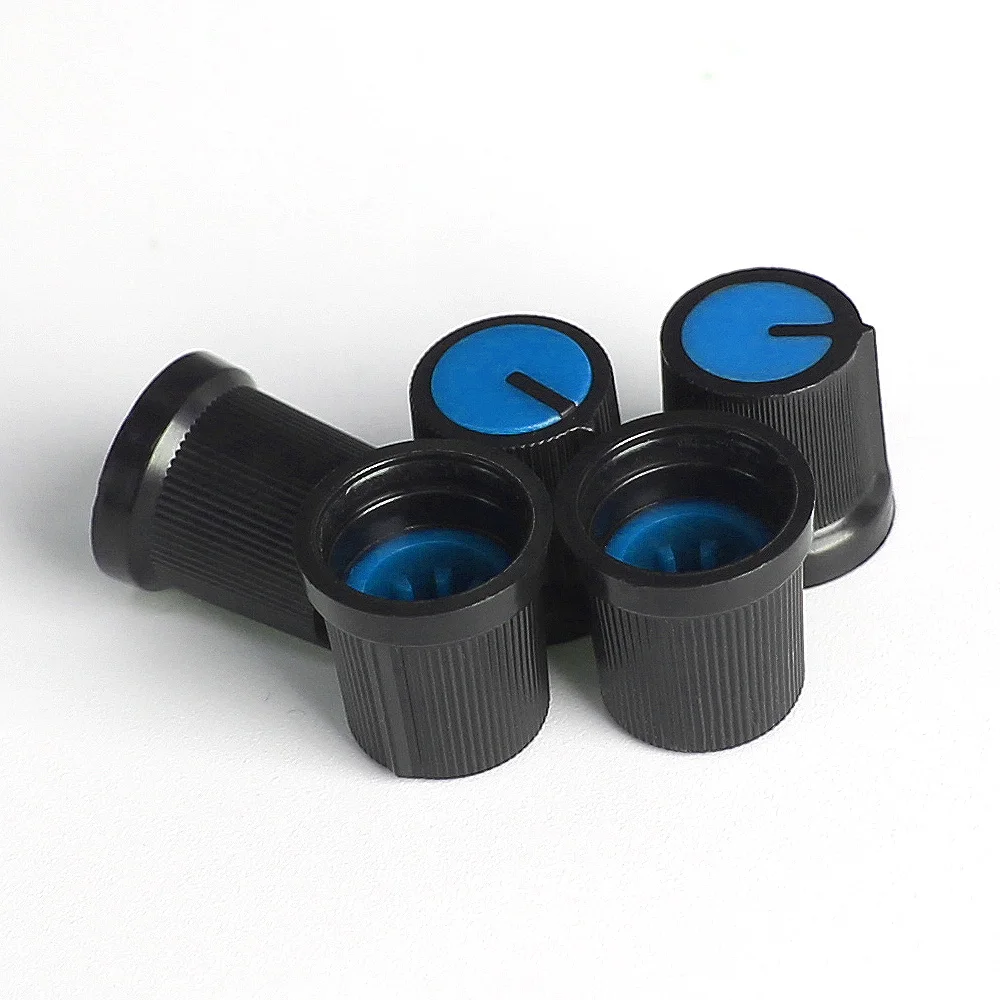 10 шт. 15*15 мм крышка потенциометра AG3 синяя крышка с ручкой