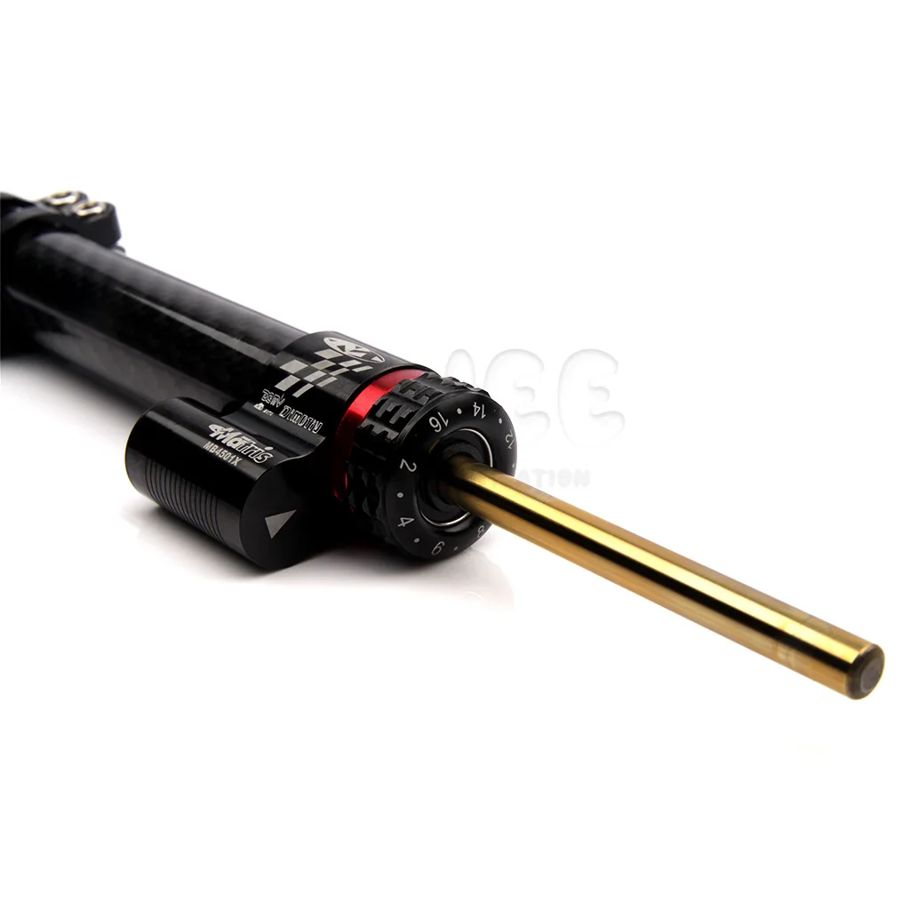 Motorcycle Universal Damper Adjustable Damper Steering Stabilizer 252mm 342mm For Kawasaki Honda Yamaha Carbon Fiber Texture