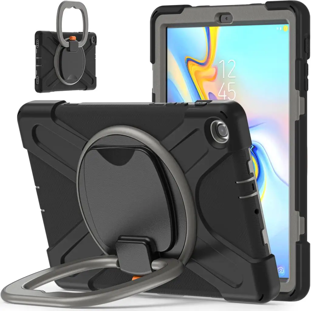 Funda con soporte giratorio para Samsung Galaxy Tab A, carcasa protectora de 360 pulgadas, 10,1 SM-T510, Armadura de SM-T515, modelo T510 T515, 2019