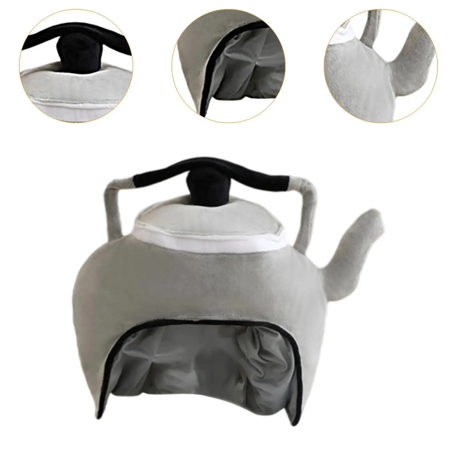 Bollitore Copricapo Cappello Cosplay Accessori per adulti Copricapo da donna Cappello di peluche per compleanno Spettacolo teatrale Vestire le feste