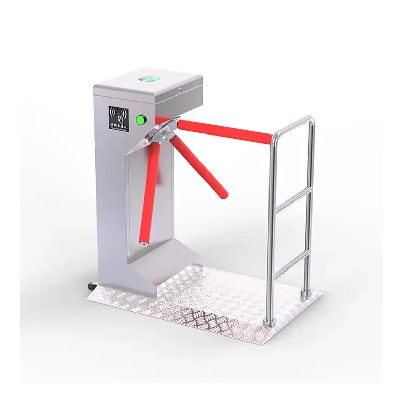 Roller Gate Pedestrian Traffic Portable Control Vertical Portable Three Roller Gate Tripod Turnstile