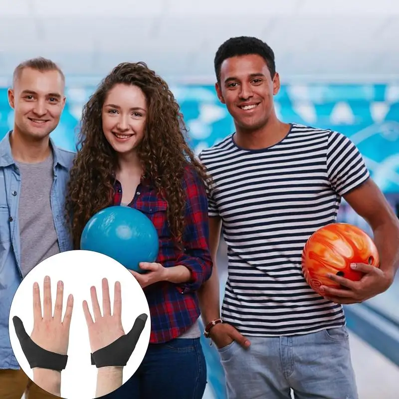 Bowling Thumb Covers Universal Unisex Adult Bowling Thumb Saver Wear-Resistant and Comfortable Finger Grip Replacement Protector