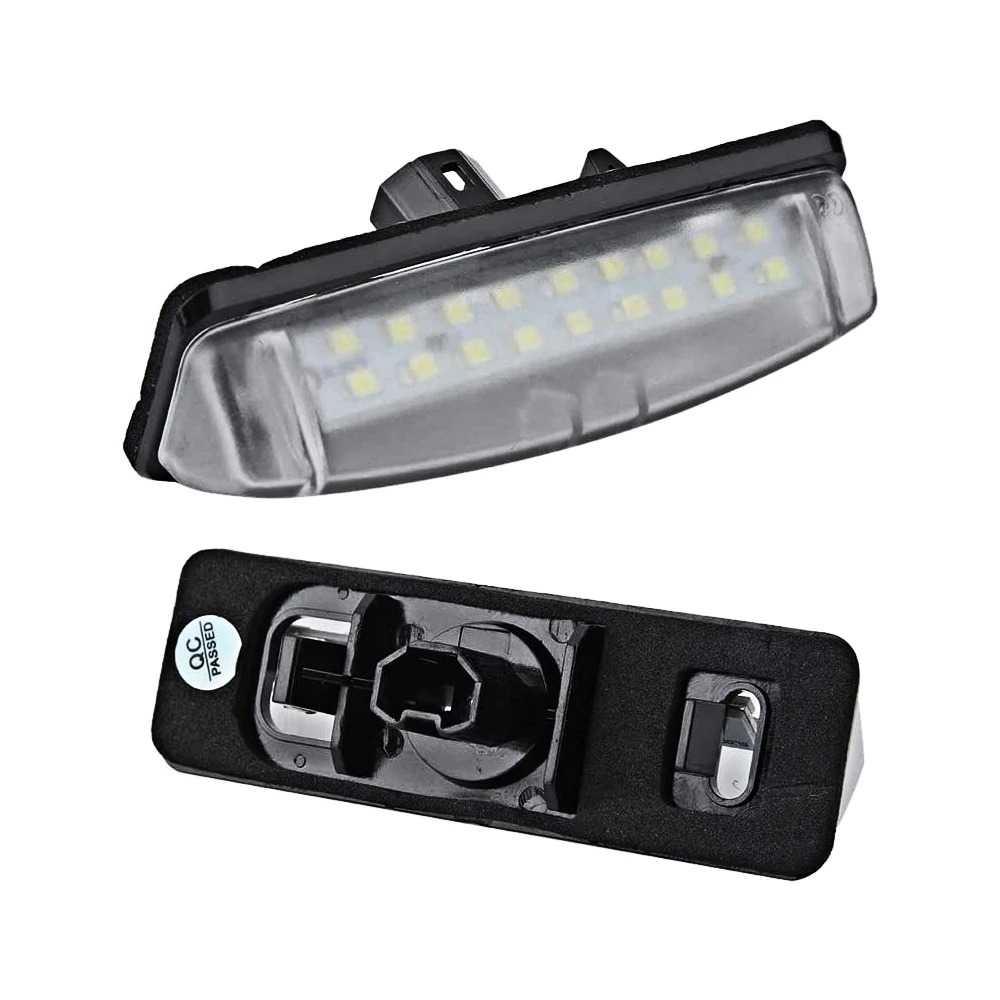 

2Pcs For Toyota Camry Aurion Avensis Verso Echo 4D Prius Car LED License Plate Light Assembly Canbus No Error Lamp Accessories