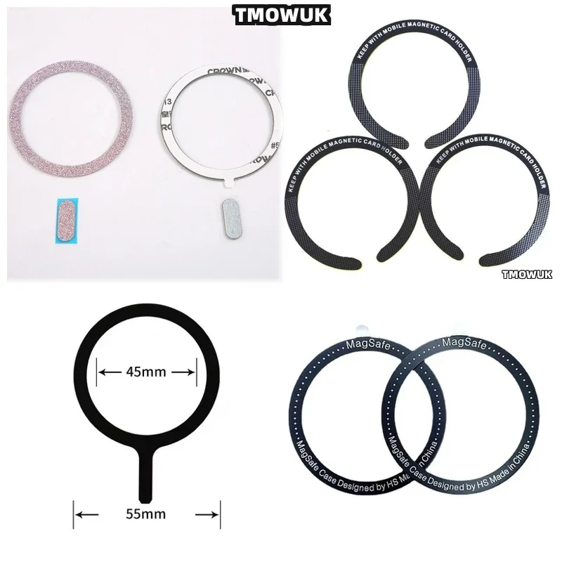 

Для OPPO Reno 6 12 10 Pro Find N X3 X8 Ultra - легкая металлическая пластина-кольцо Magsafe для зарядки