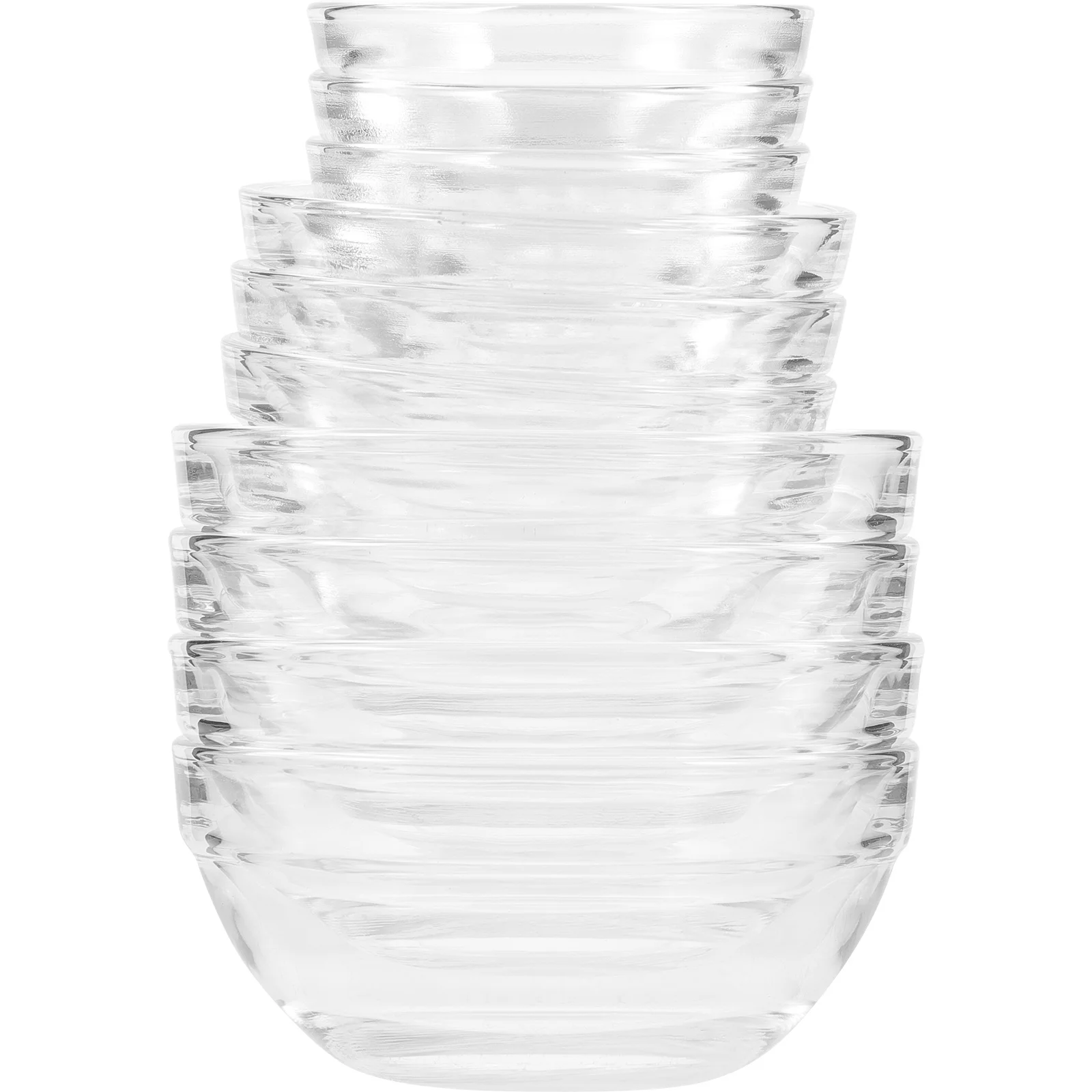 

12Pcs Household Salad Bowls Creative Food Containers Stain Resistant Simple Design Kitchen Event Decor Creative Food Bowls