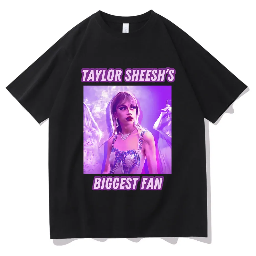 Sheesh Swiftie Funny The Eras Tour Gift T-shirt Men Women Fashion Oversized T Shirts Male Vintage Casual Soft Cotton Tshirt Tops