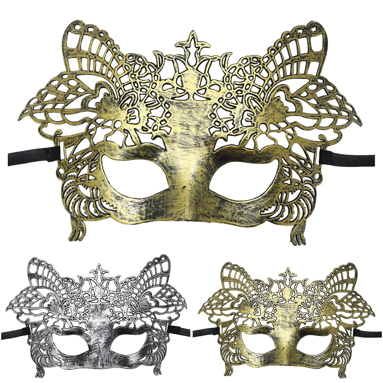 Halloween Cosplay Fox Mask Lace Sexy Eye Mask Animal Mask Half Face Erotic Lace Cat Mask Women Sexy Party Couple Eyes mask