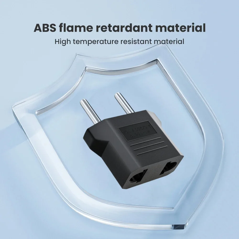 المحمولة السفر محول الطاقة الولايات المتحدة إلى الاتحاد الأوروبي محول القابس محول التيار المتردد الأمريكية إلى الاتحاد الأوروبي اليورو أوروبا نوع C التوصيل أحدث المقبس الكهربائي