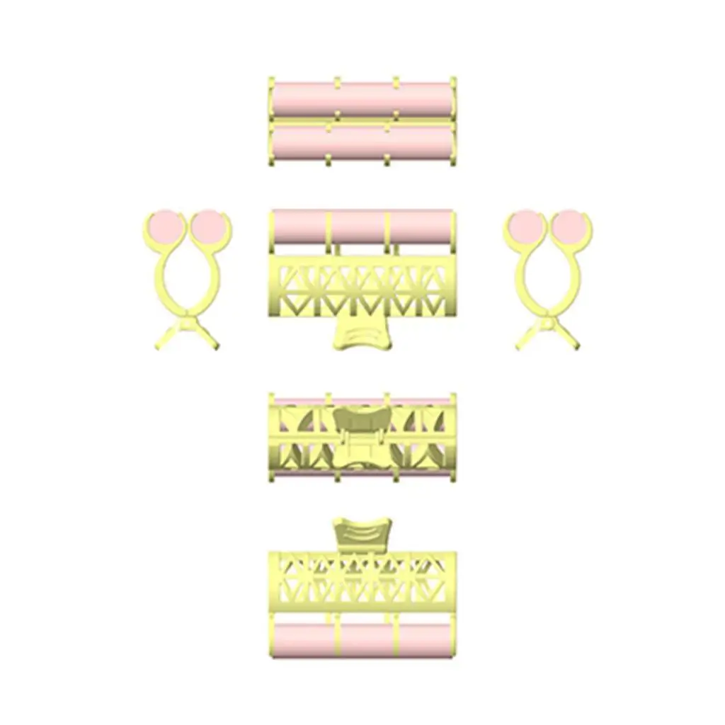 

Professional Hair Perm Rods Roller Heatproof Curlers Clamps Styling Tool Hairdressing Appliance for Salon Home