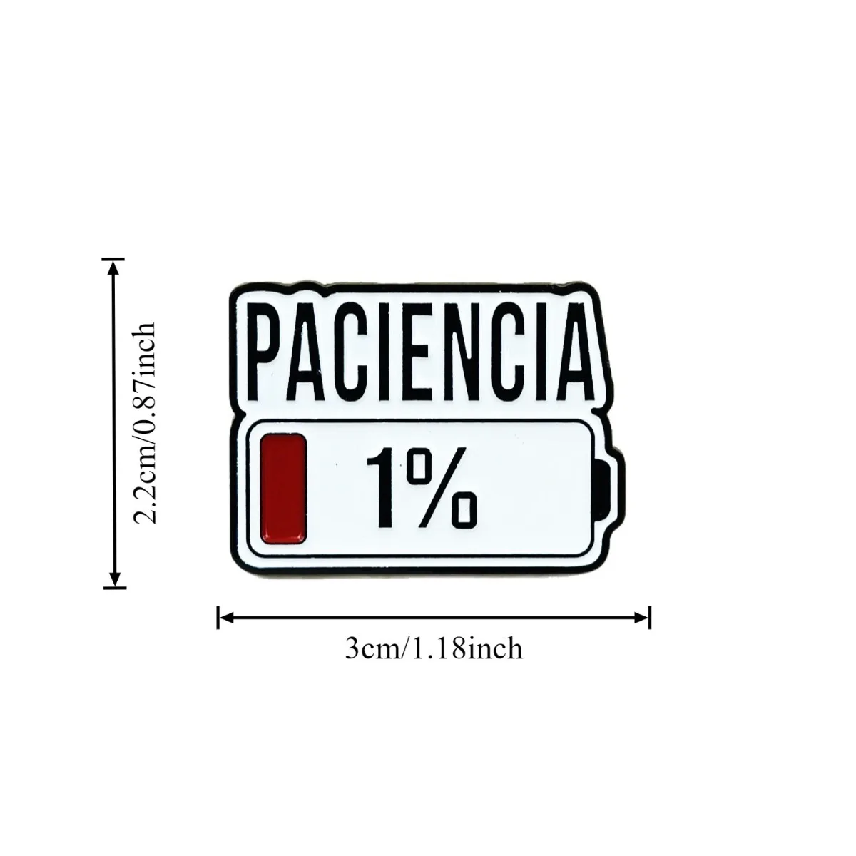 الإسبانية PACIENCIA المينا دبوس 1% بطارية بروش الصنوبر التلبيب شارة بدبابيس على ظهره الملابس والاكسسوارات هدايا مجوهرات الأزياء