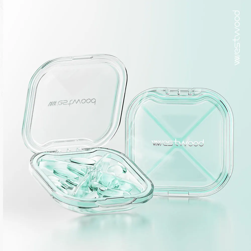 حالات حبوب منع الحمل صغيرة السفر في الهواء الطلق المحمولة جيب محفظة حبوب منع الحمل صندوق تخزين جودة عالية الرعاية الصحية صندوق دواء ماكياج المنظم