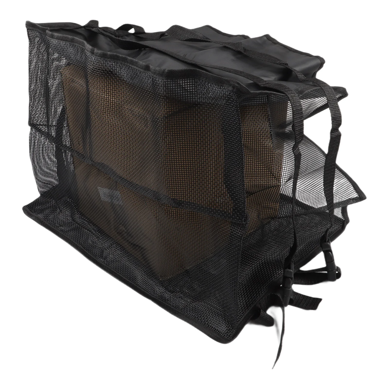 Mesh Cover for Window AC Units Outdoor Use Featuring Waterproof Polyester Fabric and Adjustable Snap Straps for Secure Fit