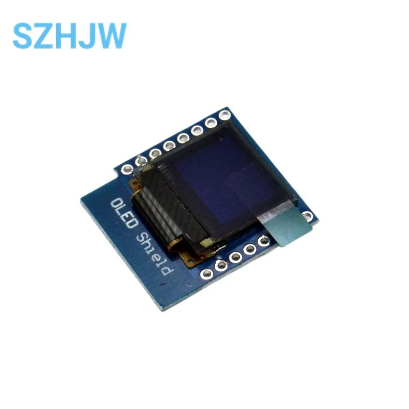 Écran d'affichage LCD LED OLED 0.66 pouces, Compatible avec WEMOS D1 MINI ESP32 64x48 0.66 pouces, module IIC I2C, 0.66 pouces