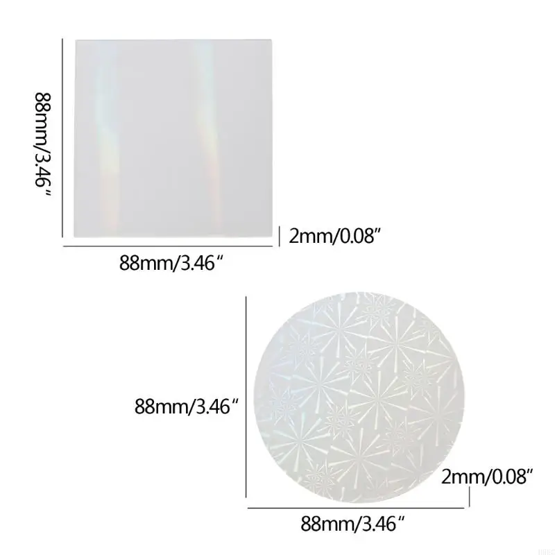 H9EC Resin Mold with Colorful Light Effect Silicone Molds Molds
