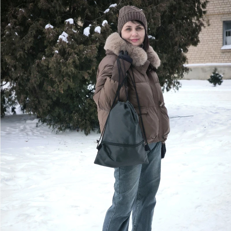 

Складной рюкзак на шнурке - сверхлегкая и портативная спортивная сумка, сумка для хранения вещей для ежедневного использования на открытом воздухе