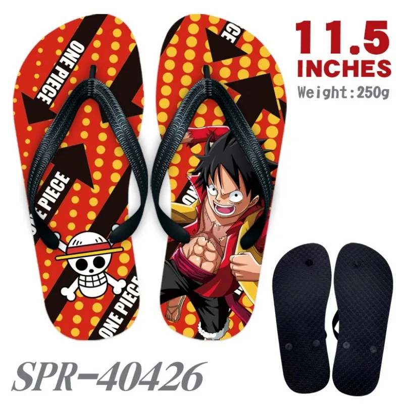 Anime One Piece rufy infradito Kawaii Cartoon Chopper pantofole estate Casual Outdoor infradito Beach Animation pantofole regali