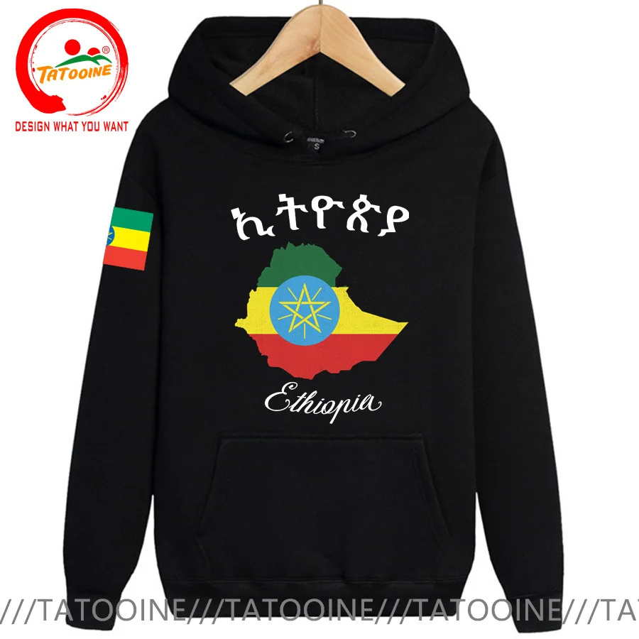 

Trend Style Ethiopia Map Sweatshirts Hoodies Ethiopia of Judah Family Hoodie Streetwear Adult Patriot Autumn Fleece Pocket Hoody