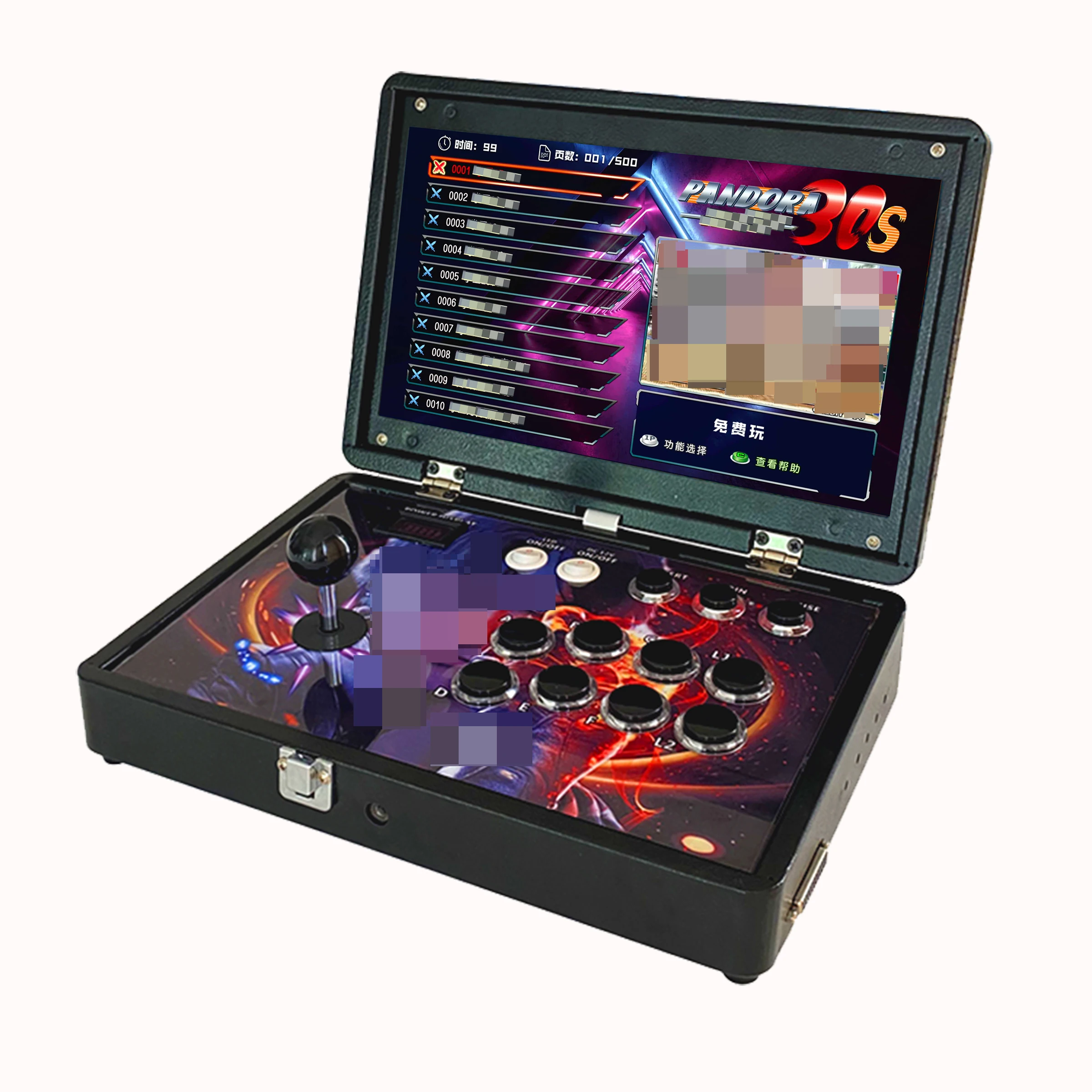 

2025 New Design Portable Folding Arcade Game Box HD 26800 in 1 Vintage Arcade Game Video Entertainment Game Console