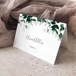 50Pcs Custom Table Name Place Cards, Personalized Wedding Place Cards, Baby Shower, Bridal Shower