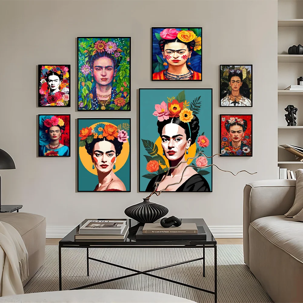 F-frida Painting K-kahlos Classic Vintage Posters HD Quality Wall Art Retro Posters For Home Room Wall Decor