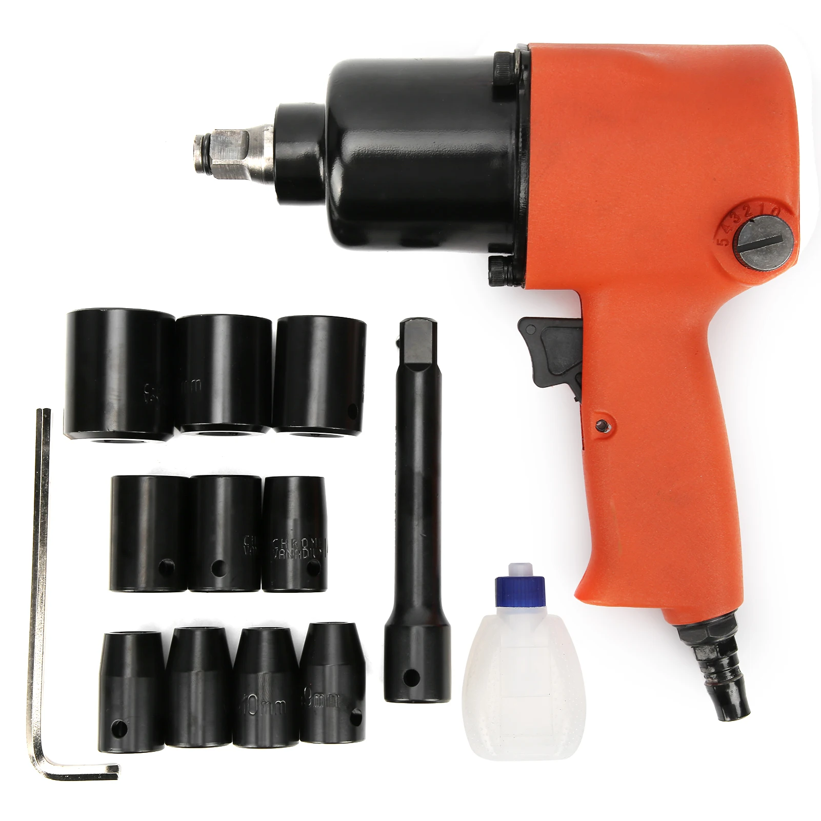 

Набор пневматических ключей промышленного класса 1/2 дюйма с высоким крутящим моментом, авторемонтные пневматические инструменты 8111T, пневматические инструменты