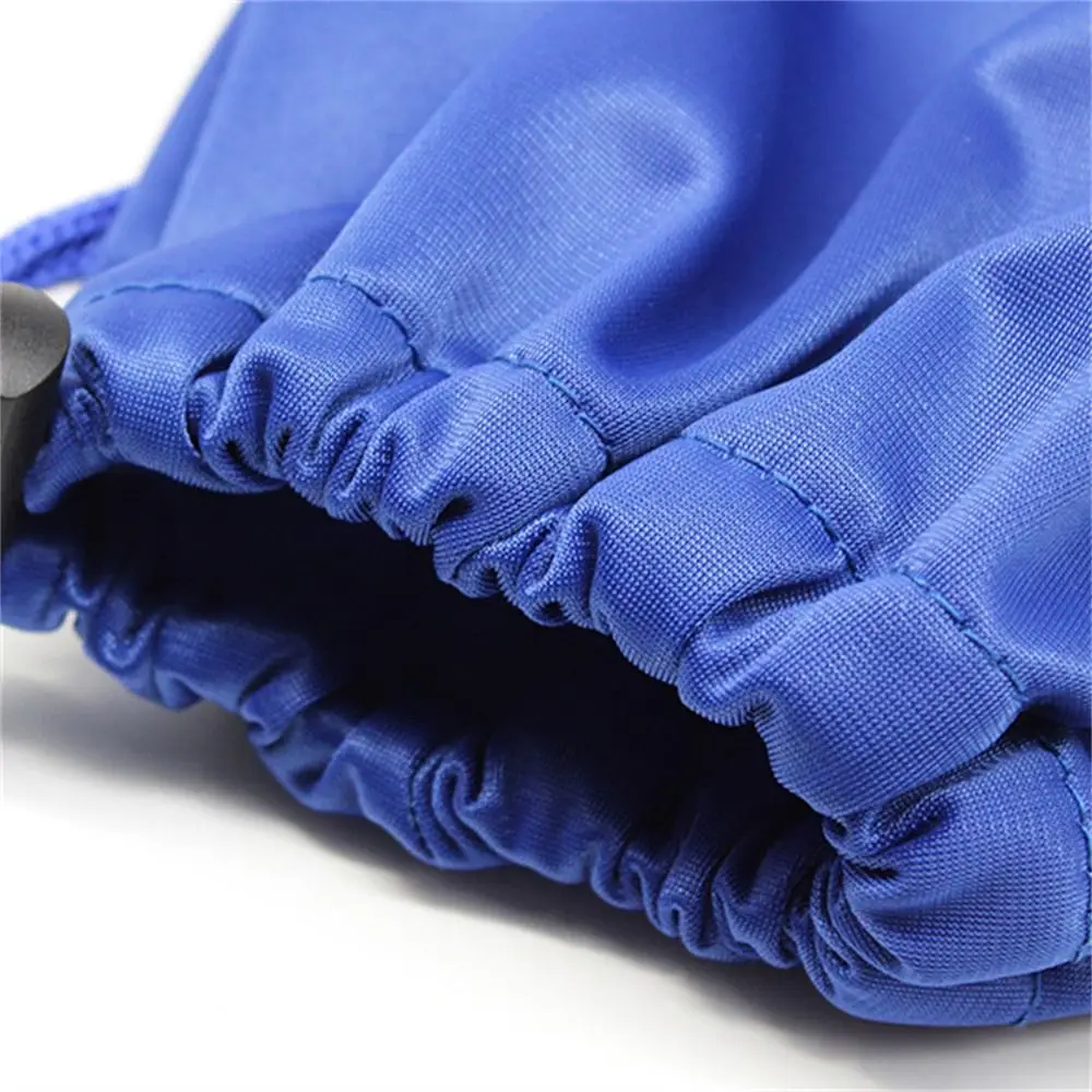 Drawstring Pocket Badminton Racket Bag Flannel Cover Protective Sleeve Tennis Racket Bags 23cmx72cm 2 Rackets