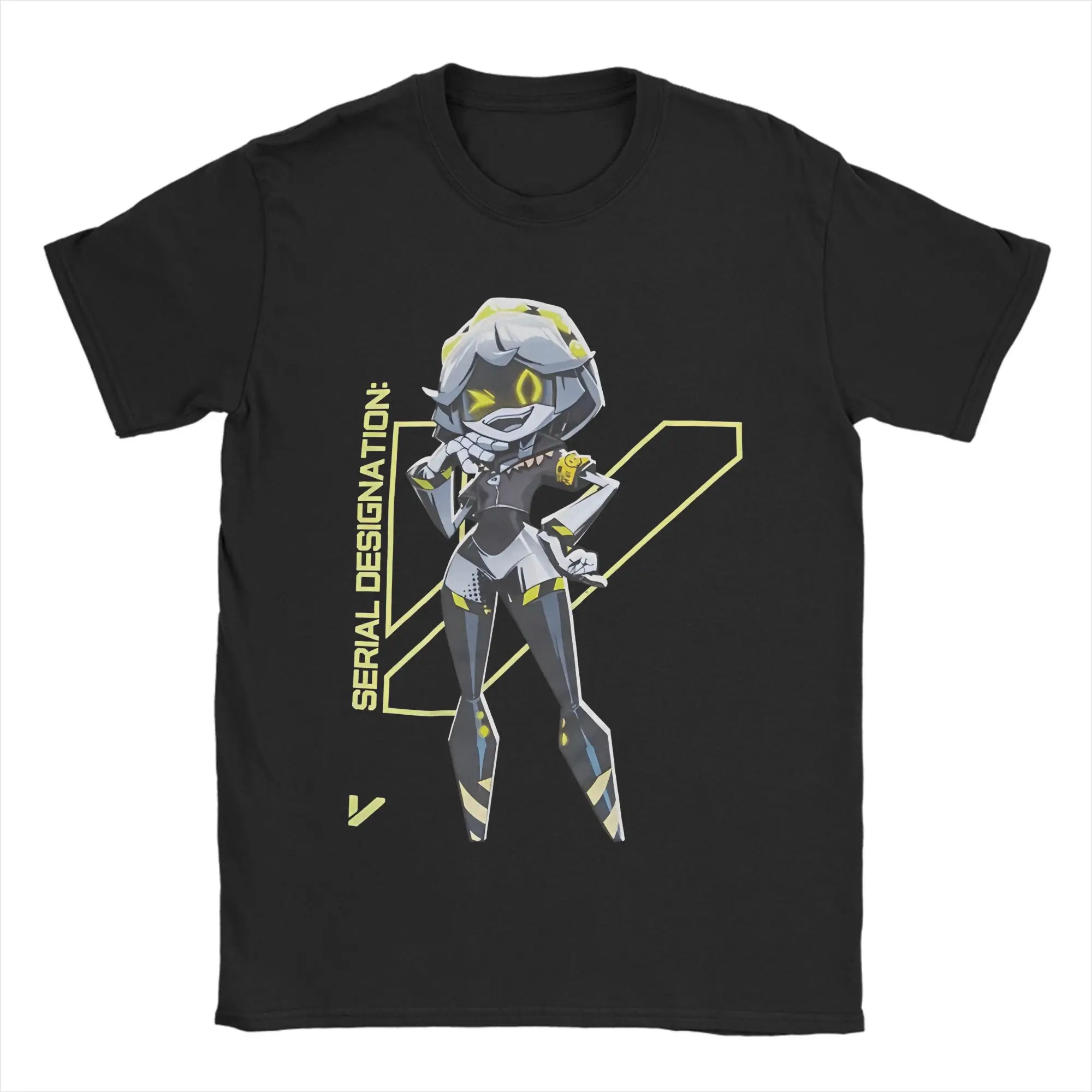 Murder Drones T-Shirts Men Game Character Funny 100% Cotton Tees Round Neck Short Sleeve T Shirt Gift Idea Clothes