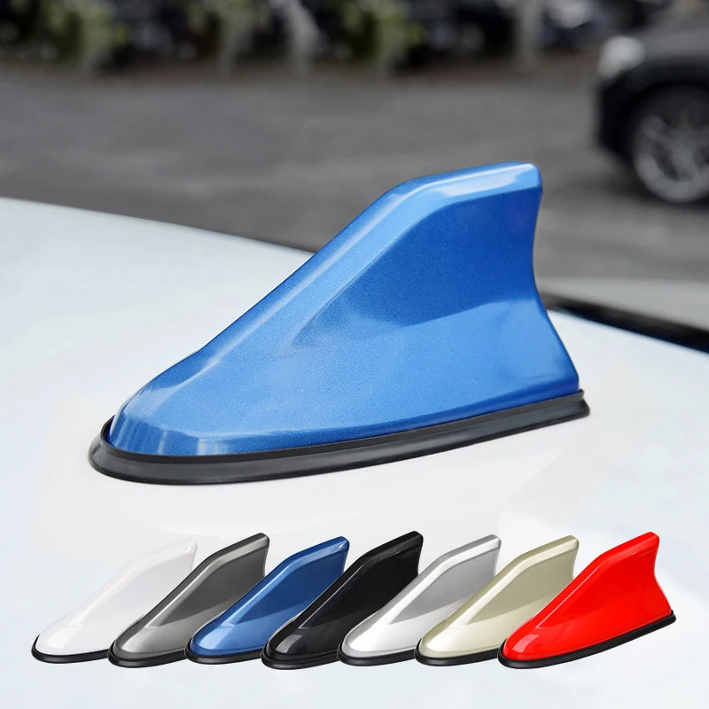 Car Radio Shark Fin Antenna  Shark Antenna Radio FM Signal Aerials Roof Antennas For All Cars Car Styling