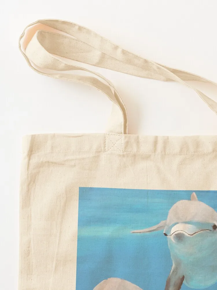 Dolphin Trio Tote Bag Lady Bag Einkaufstasche Herren Damen Shopping Logo Canvas Tote