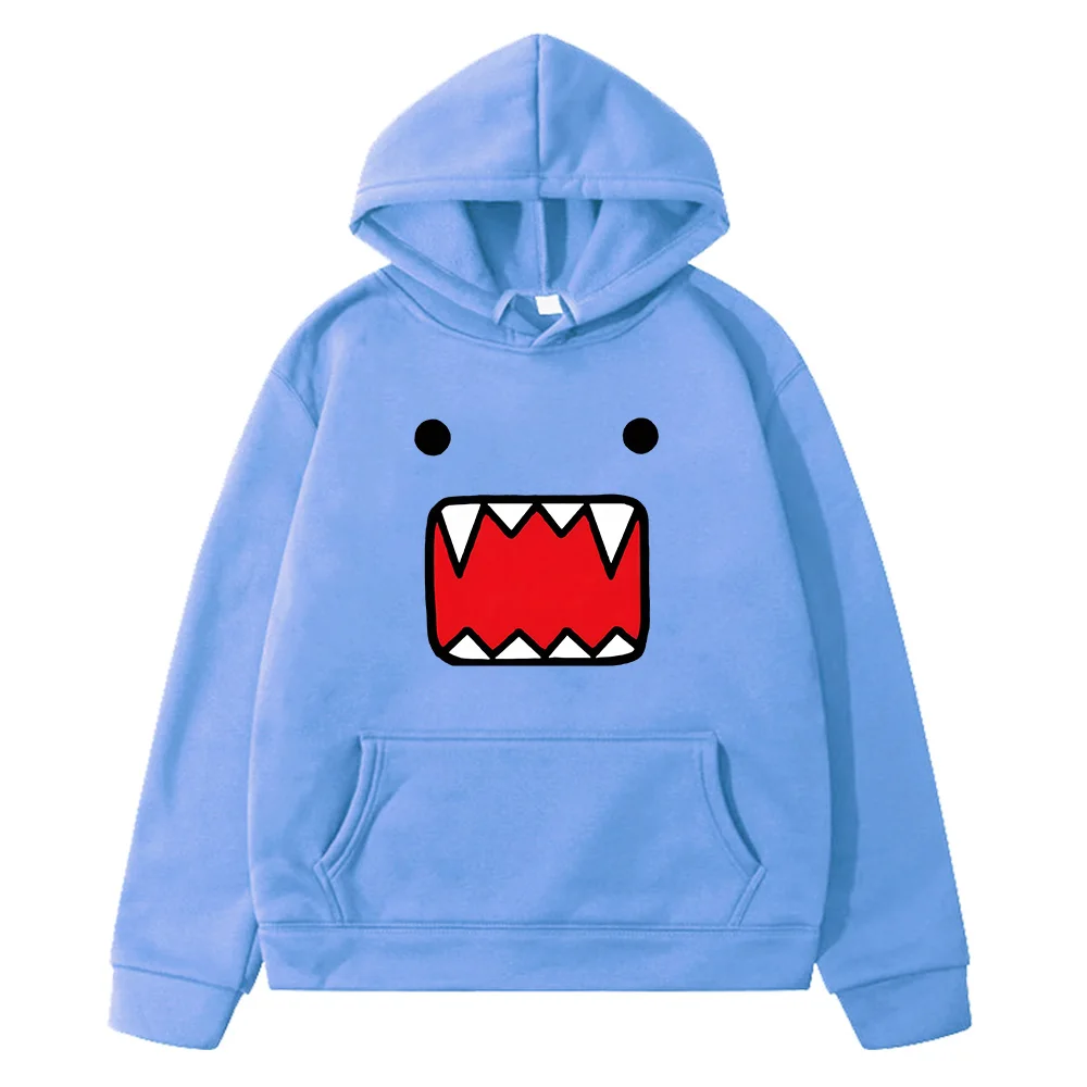 Domo Kun Cute Graphic Hoodie Sudadera Casual Comfortable Children Kawaii Sweatshirts Boys and Girls Clothing Autumn Warm Hoody